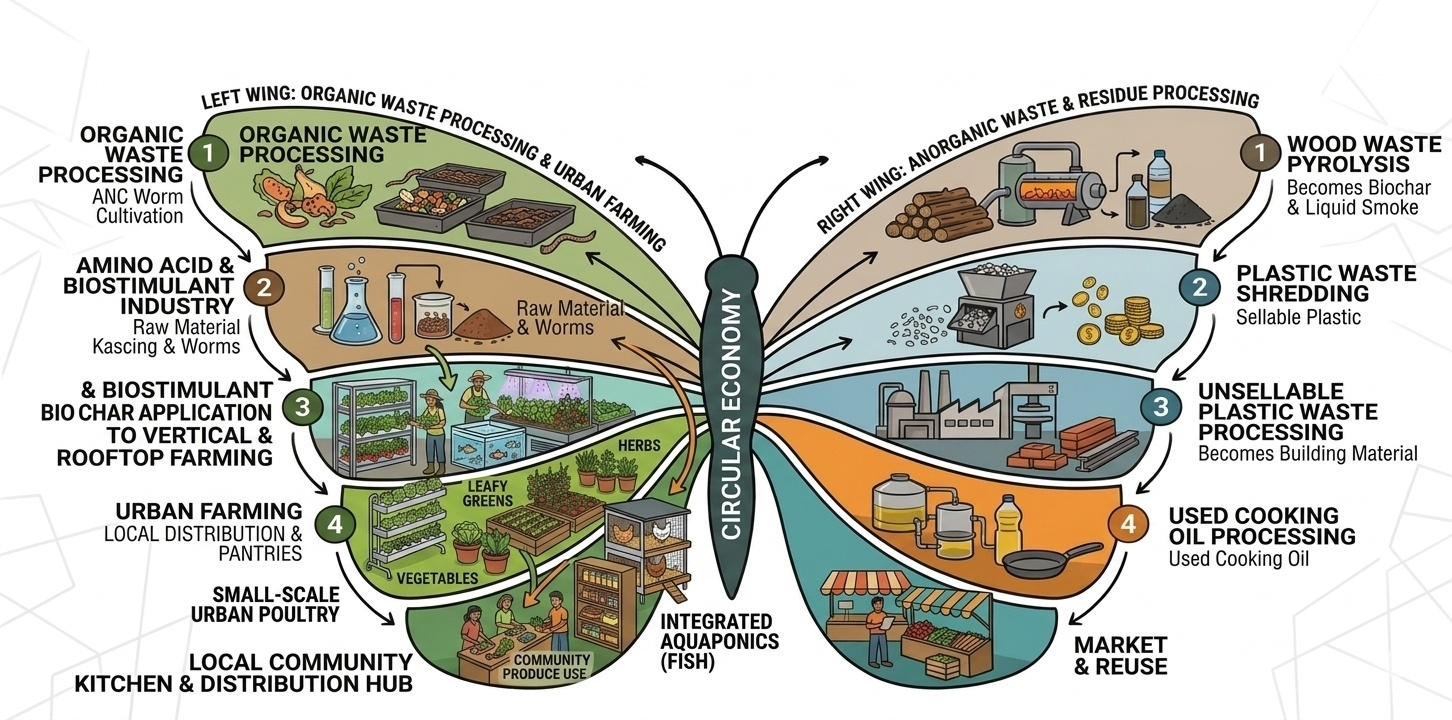 Butterfly Diagram Circular Economy
